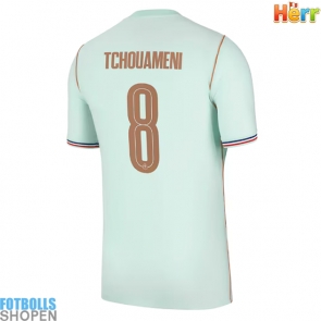 Billiga Frankrike Aurelien Tchouameni #8 Bortatröja VM 2026 Kortärmad